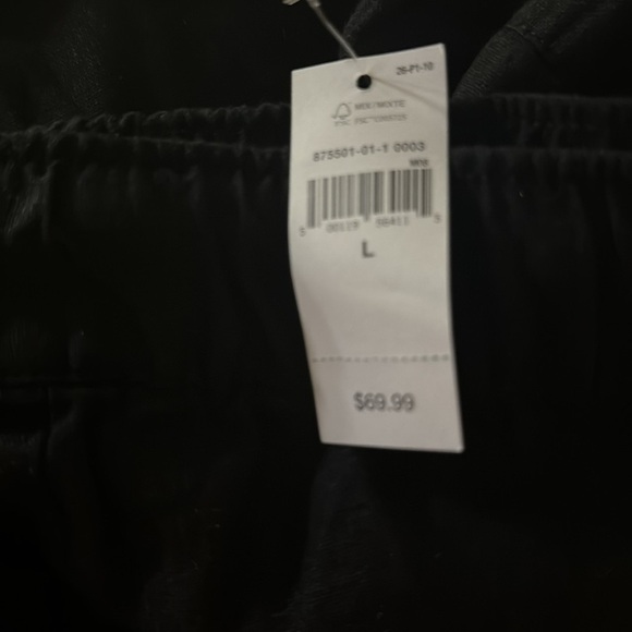 NWT! GAP Black Linen-Blend Wide-Leg Cargo Pull-On Pants - Multiple Sizes 🔹 - Picture 5 of 8